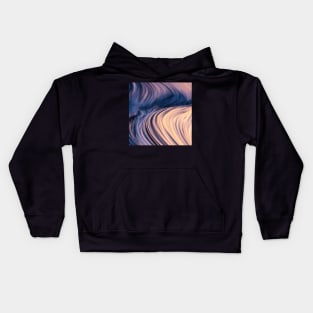 Summer Vibes Marble Waves Kids Hoodie